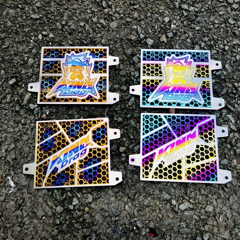 Che két nước titan mẫu khỉ và mẫu chữ kinhdrag lắp được cho nhiều dòng xe tay ga