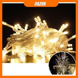 Led bi dài 8m ko chớp cắm điện, dây đèn trang trí sinh nhật