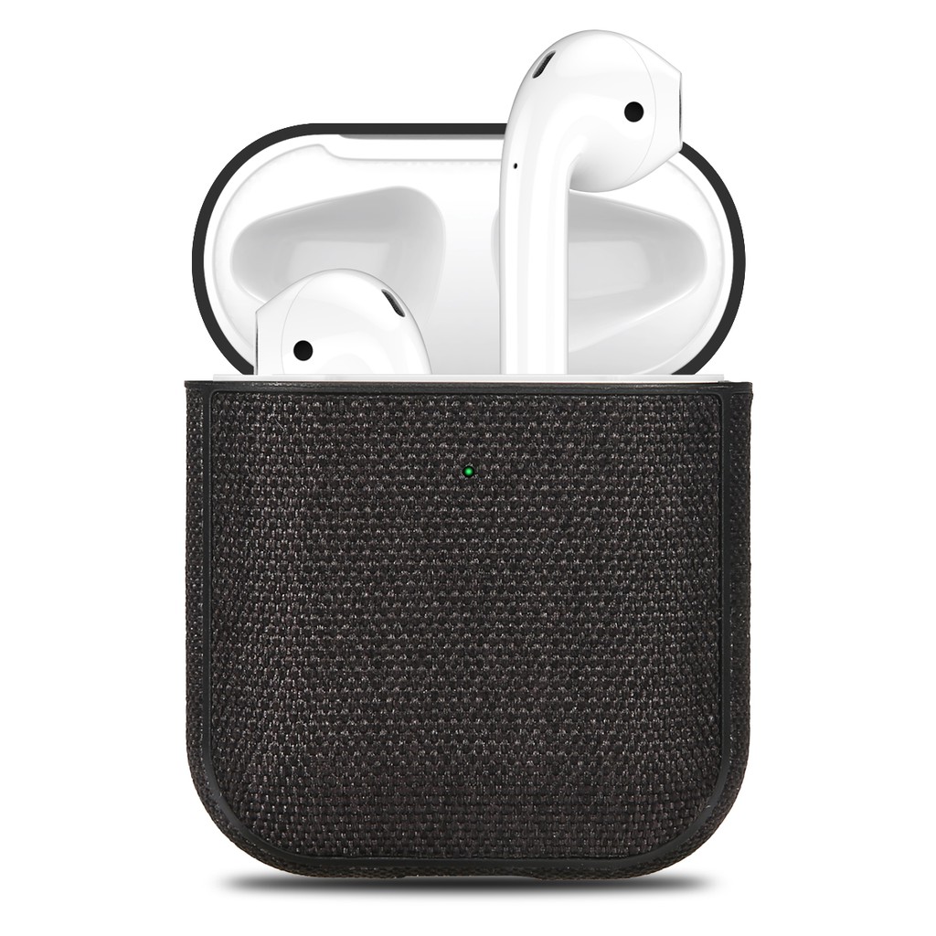 Vỏ vải canvas bảo vệ cho hộp sạc tai nghe không dây Airpods 2