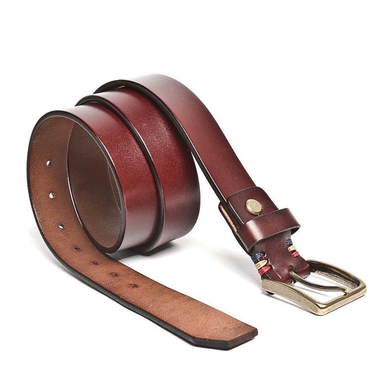 Thắt Lưng Da Bò Nguyên Miếng Da Bò Thật 100% - DuMục Store