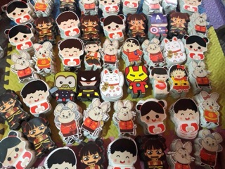 Set 10c lì xì hoạt hình