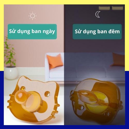 Núm Ti Giả Silicone  Siêu Mềm An Toàn Cho Bé Sơ Sinh Ngủ Vào Ban Ngày Và Ban Đêm - Tiny Kids