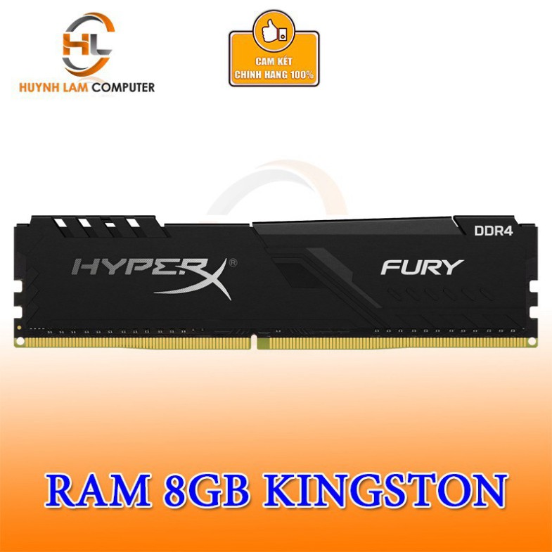 ASE1 MAAD Ram 8GB Kingston Hyper Fury DDR4 2666MHZ Tản Đen Viết Sơn phân phối 13 ASE1