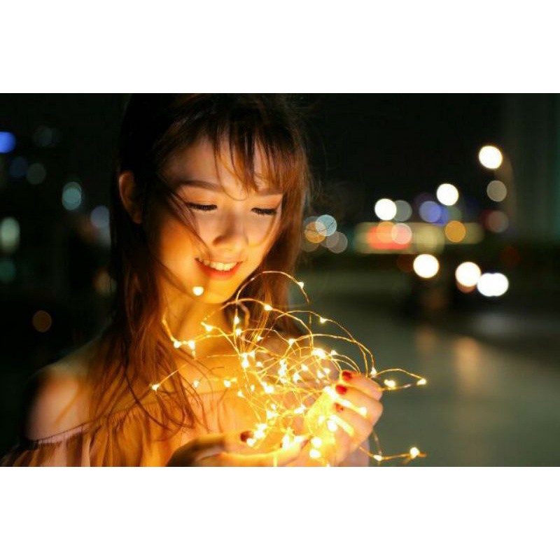 Dây đèn led dài 3 mét dùng pin. Trang trí sinh nhật, chụp ảnh sống ảo, decor phòng...[HOT]