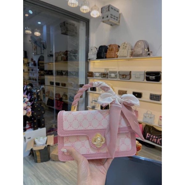 Túi quai xoắn kèm khăn