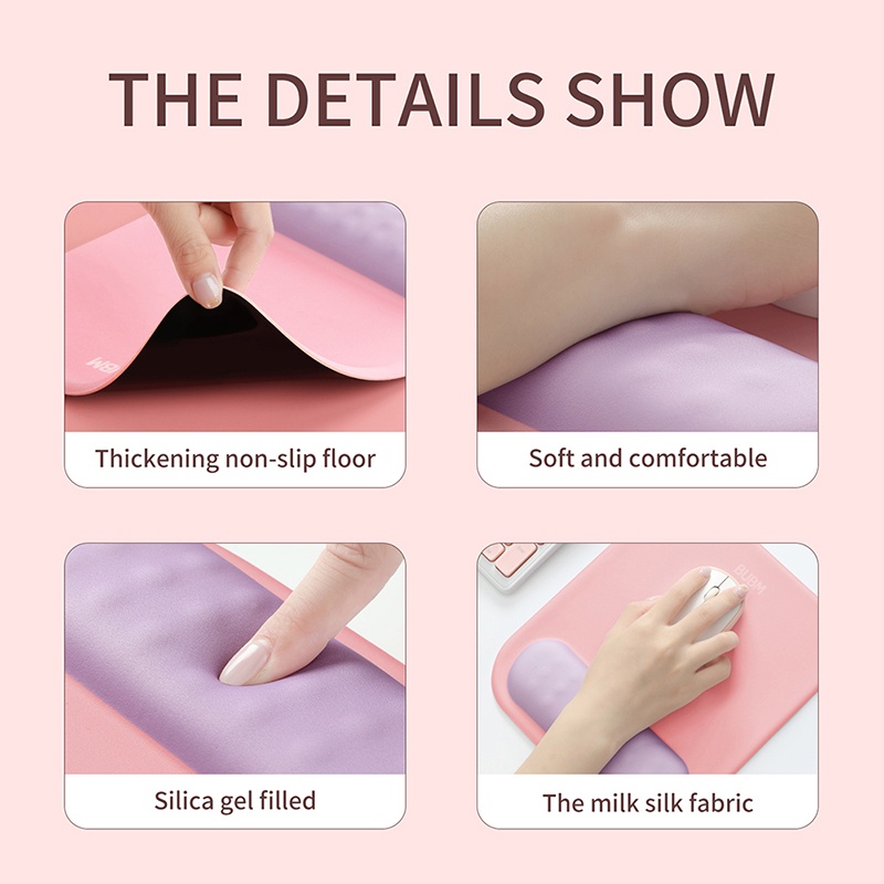 Đệm Lót Chuột Bằng Gel Silicone Siêu Mềm Chống Trượt Thoải Mái