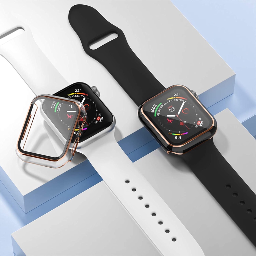 Ốp Bảo Vệ Màn Hình Đồng Hồ Thông Minh Apple Watch 45mm 41mm 44mm 40mm 42mm 38mm Series 8 / 7 / SE / 6 / 5 / 4 / 3 / 2 / 1