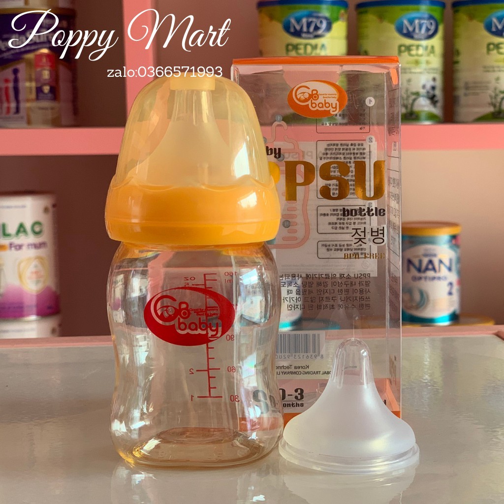 Bình sữa PPSU GB Bayby-160ml-280ml tặng kèm 1 núm ti.