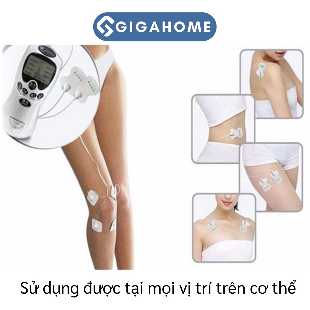 Bộ 4 Miếng Dán Dùng Cho Máy Massage Trị Liệu GIGAHOME Dán Xung Điện 2816
