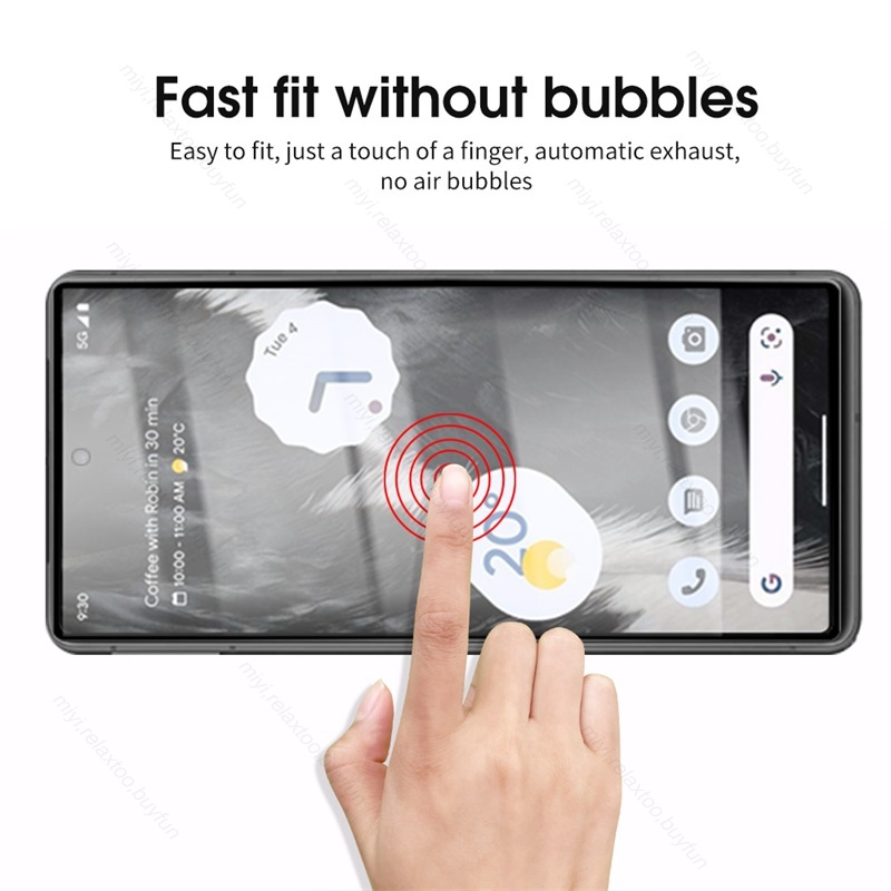 2pieces Curved Screen Protector Tempered Glass Film For Google Pixel 7 Pro 5G Protective Glass