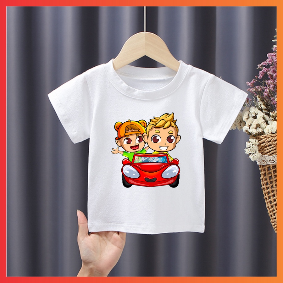 Áo thun cho bé in hình Nikita Vlad cực chất cho bé trai