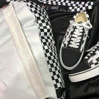 ( CÓ SẴN  )BALO VANS CARO TRẮNG ĐEN ( hàng thường )