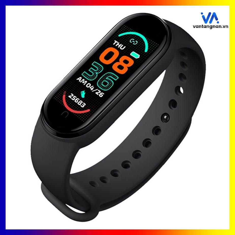 Đồng hồ vòng tay thể thao thông minh M6, Chống nước IP67, theo dõi sức khỏe, đo quãng đường, bước chân xiaomi