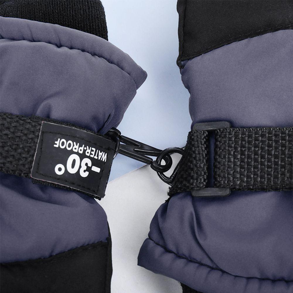 Găng Tay Trượt Tuyết Dày Dặn Ấm Áp Chống Trượt Thời Trang Mùa Đông Cho Bé