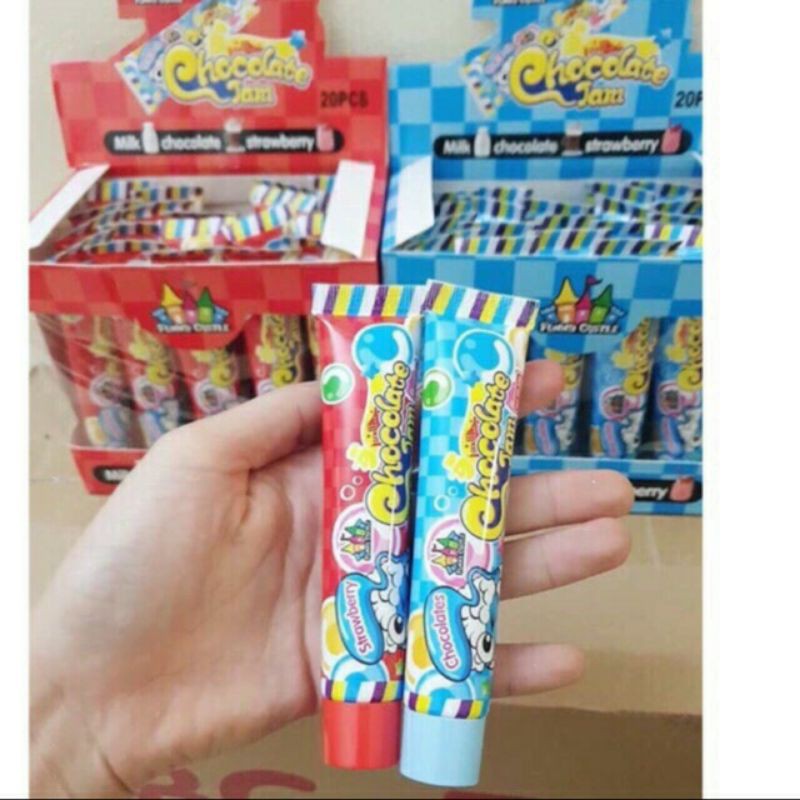 Vỉ 20 tuýp kẹo kem đánh răng