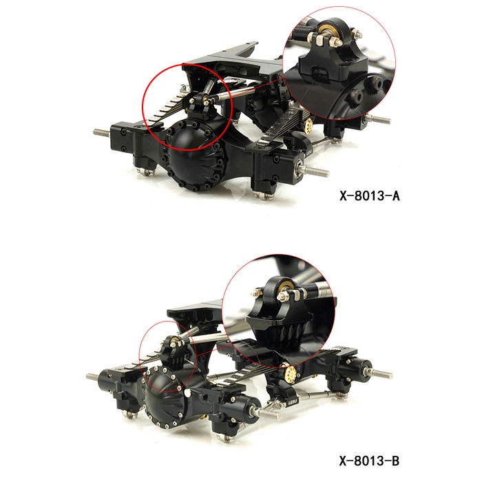 1/14 Cụm giảm xóc sau xe tải X-8013 Máy kéo Tamiya vị trí lỗ ban đầu Phụ kiện tự làm mô hình đầu bùn LESU