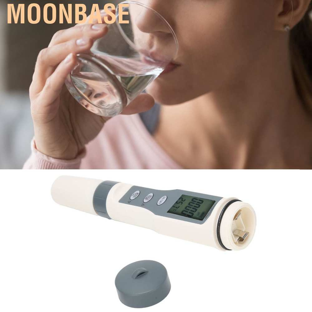 Moonbase 3 in 1 Water Quality Tester PH TDS TEMP Meter Portable Multi‑Purpose Test Pen for Testing