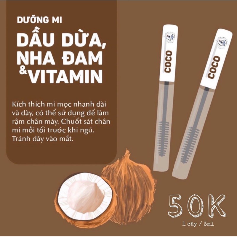 COCO Gel - Mascara dưỡng mi.