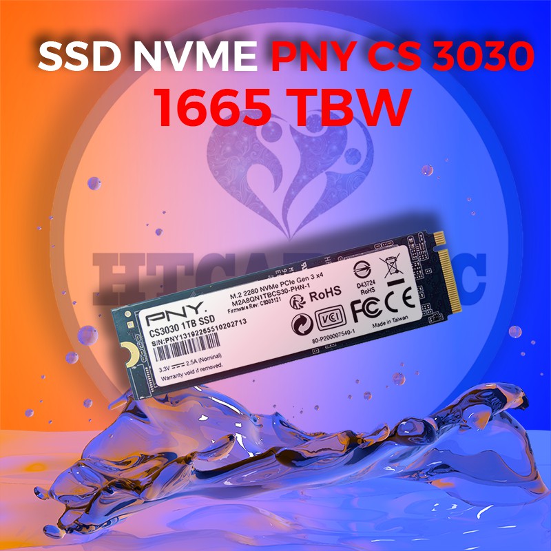 Ổ cứng SSD NVME PNY CS3030 1TB Độ bền cao bảo hành 24 tháng