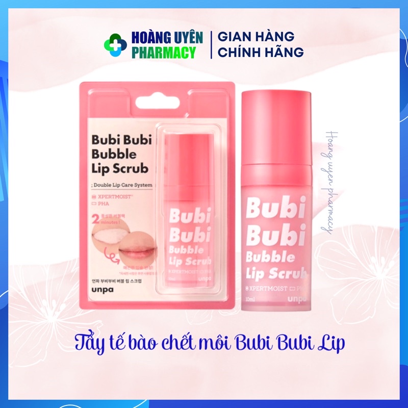 Tẩy tế bào chết môi sủi bọt Bubi Bubi Buble Lip Scrub