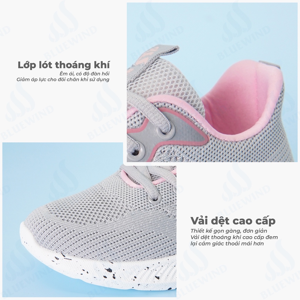 Giày Thể Thao Nữ Siêu Nhẹ Thời Trang Kiểu Dáng Hàn Quốc BLUEWIND 68855