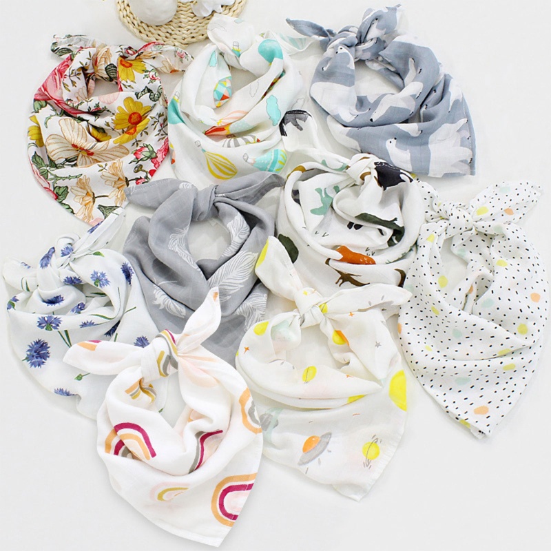 Chăn Quấn Em Bé Chất Liệu Cotton Mềm Mại Họa Tiết Đáng Yêu