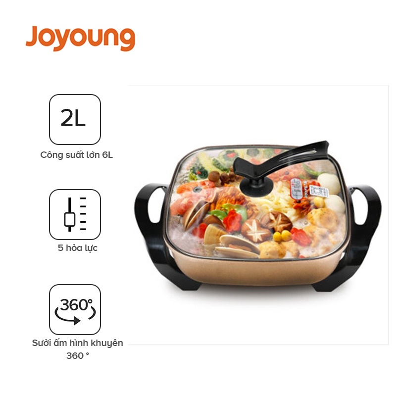 Nồi Nấu Lẩu Bằng Điện Đa Năng Dung Tích 6L JOY223