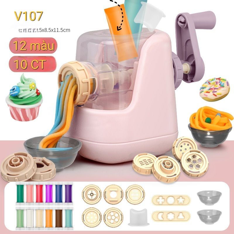 Bộ đồ chơi đất nặn làm mỳ cao cấp