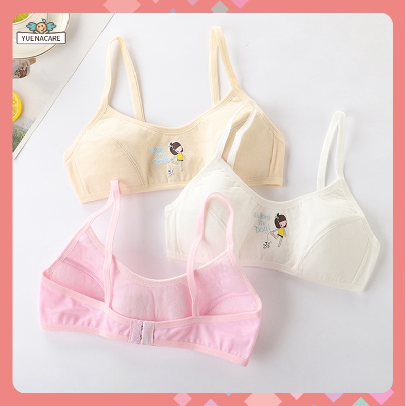Áo Ngực Họa Tiết Hoạt Hình Dễ Thương Cho Bé Gái Từ 9-16 Tuổi