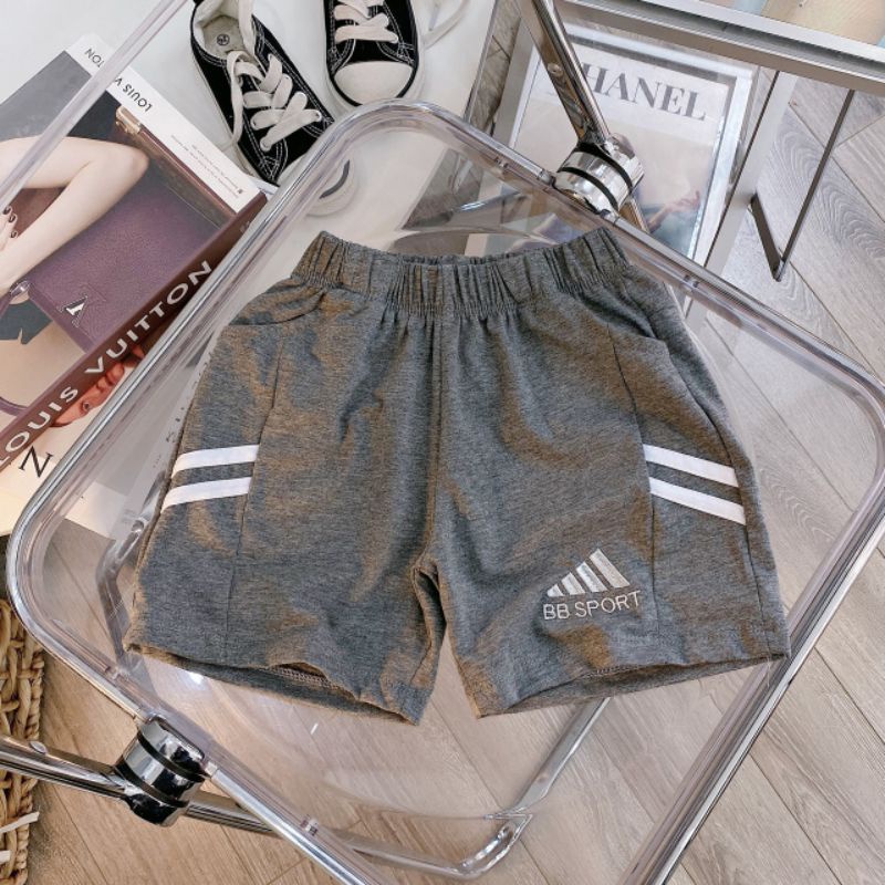 Quần đùi cotton Sài Gòn bé trai BB sport
