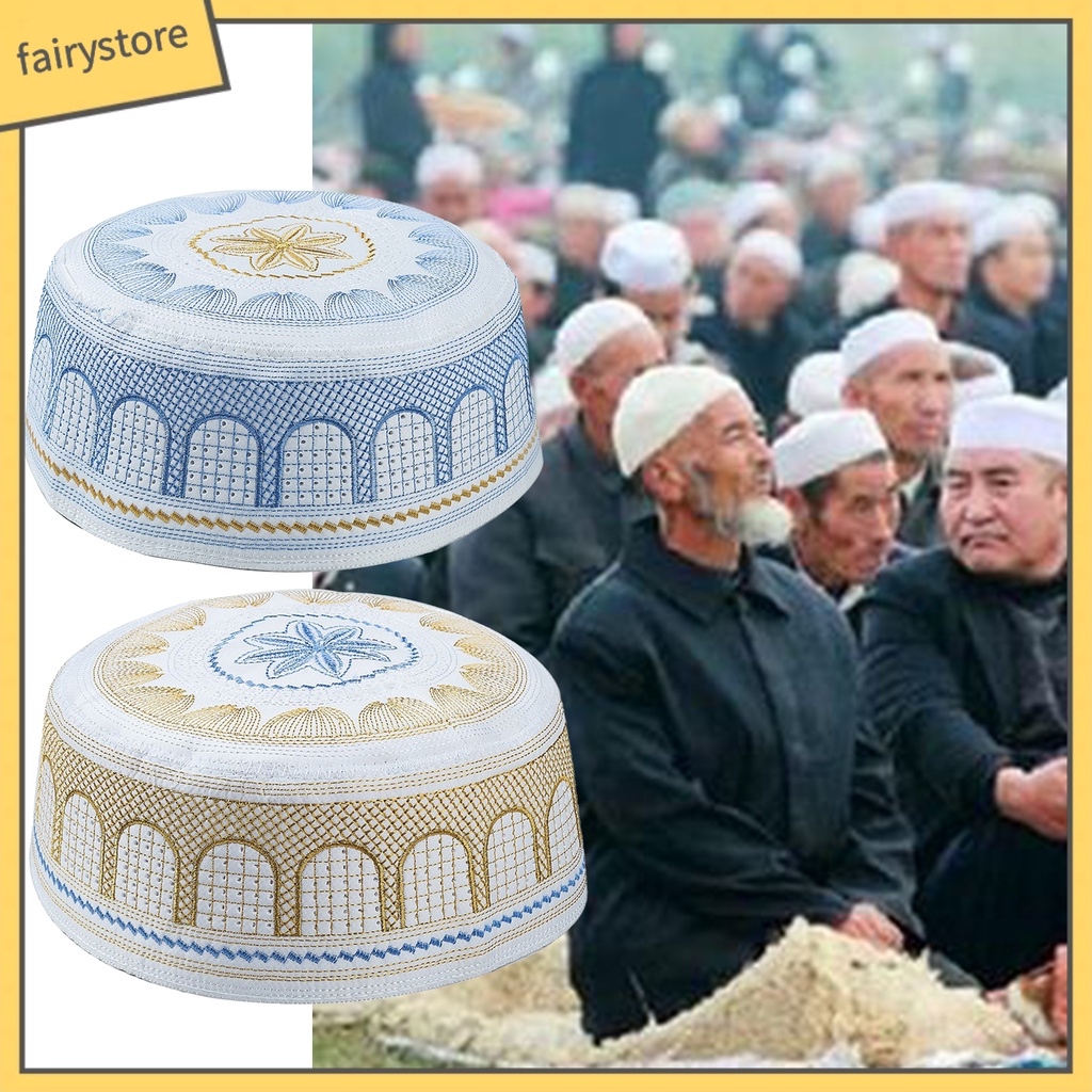 Mũ trùm đầu phong cách Hồi giáo thời trang dành cho nam