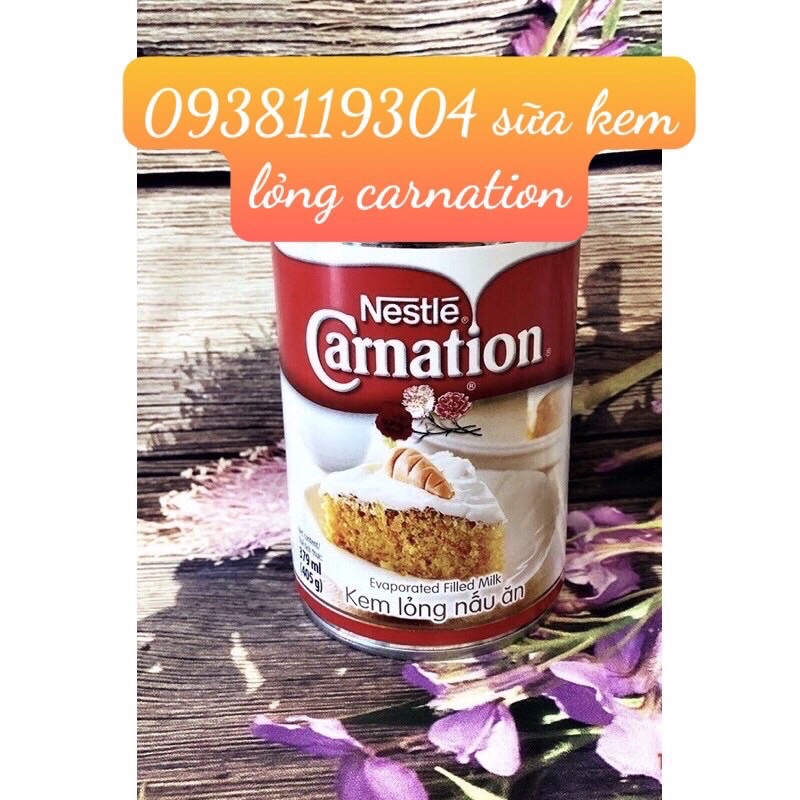 Sữa nestle carnation 405g thái lan ( sữa kem lỏng hoa hồng)* 48 lon