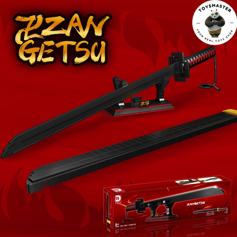 Đồ Chơi Lắp Ráp Kiểu LEGO Mô Hình Thanh Kiếm Trảm Nhật Nguyệt Zangetsu Của Ichigo Bleach DK1501 Với 900+ Mảnh Ghép