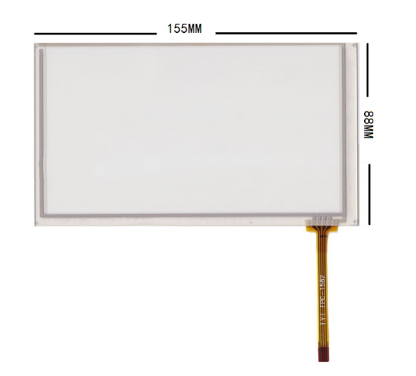 155mm*88mm HSD062IDW1 TM062RDH03 PM065WX3 GPS navigation vehicle 6.2 inch 155*88  resistive touch screen free shipping