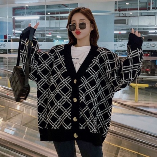 Áo khoác len cardigan nữ dáng dài NHẬT LINH chất liệu cao cấp Quảng Châu - A285