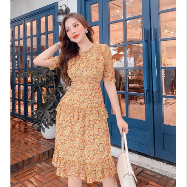 Váy hoa tiểu thư A1000