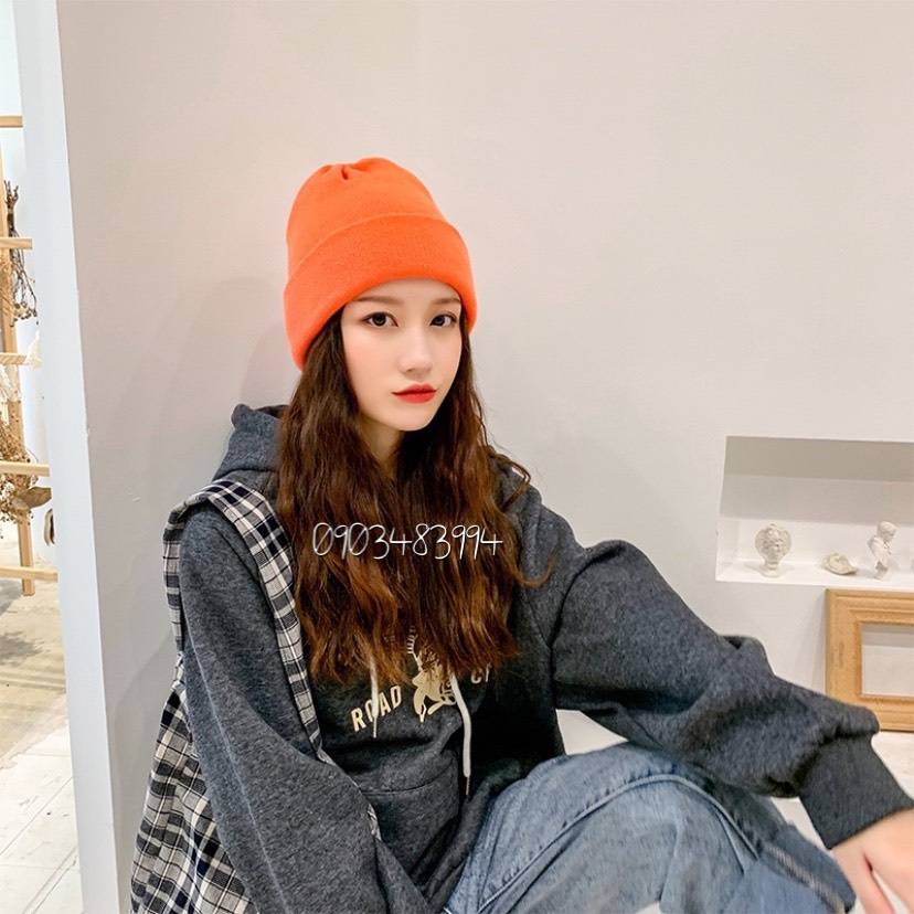 Mũ Len Beanie Hàn Quốc Hàng Loại 1 ( nhiều màu )