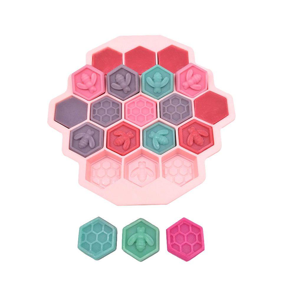 Khuôn Làm Kem / Sáp Ong / Thạch / Xà Phòng 19 Ngăn Tiện Dụng DIY