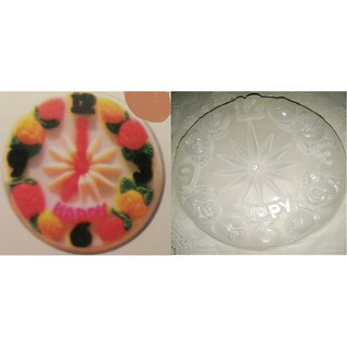 Khuôn rau câu hình đồng hồ 19cm