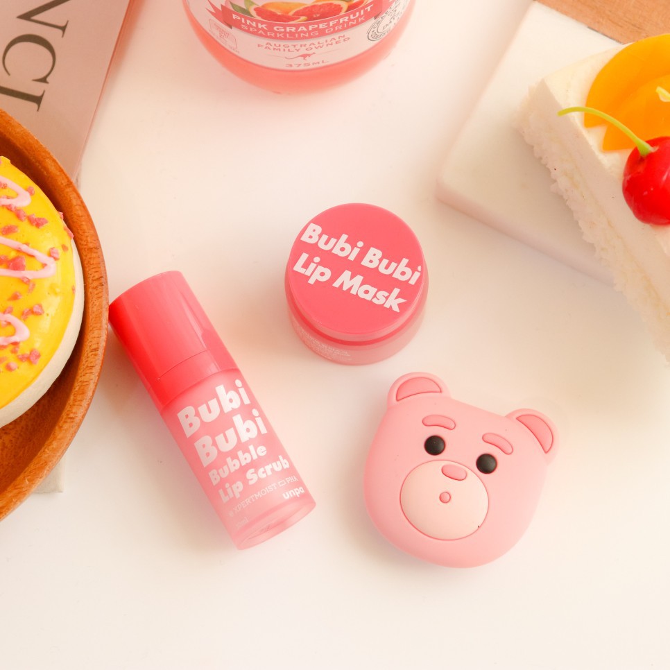 Tẩy Da Chết Môi Sủi Bọt Unpa Bubi Bubi Bubble Lip Scrub Hàn Quốc Mềm Môi Sáng Hồng 10ml - Khongcoson