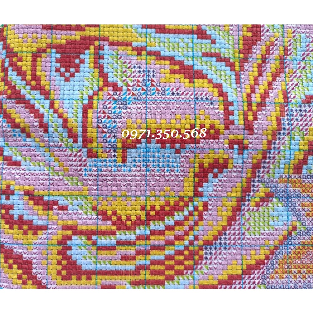 Tranh thêu chữ thập Hoa mẫu đơn AA2067-75x55cm