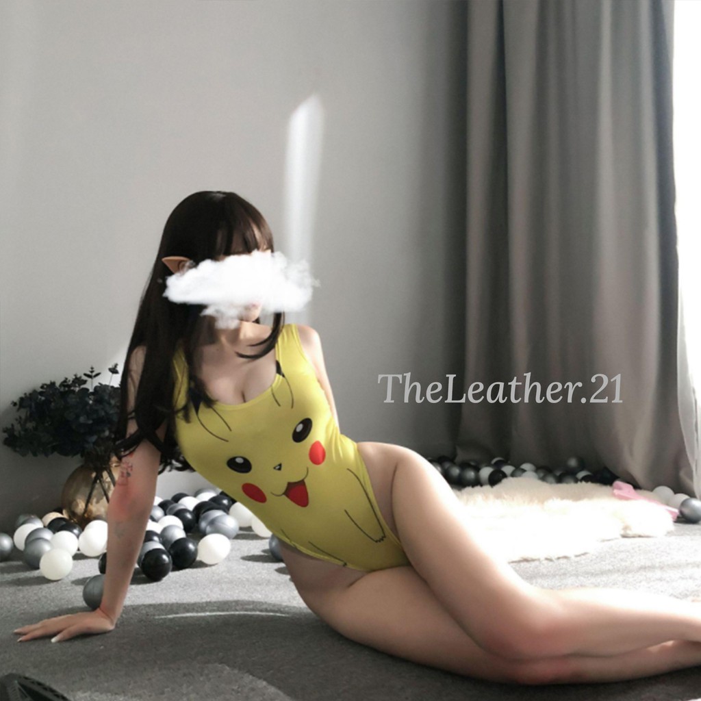 Bodysuit gợi cảm khoét đũng con mắt hoạ tiết hoạt hình Anime, Pikachu sexy | BigBuy360 - bigbuy360.vn