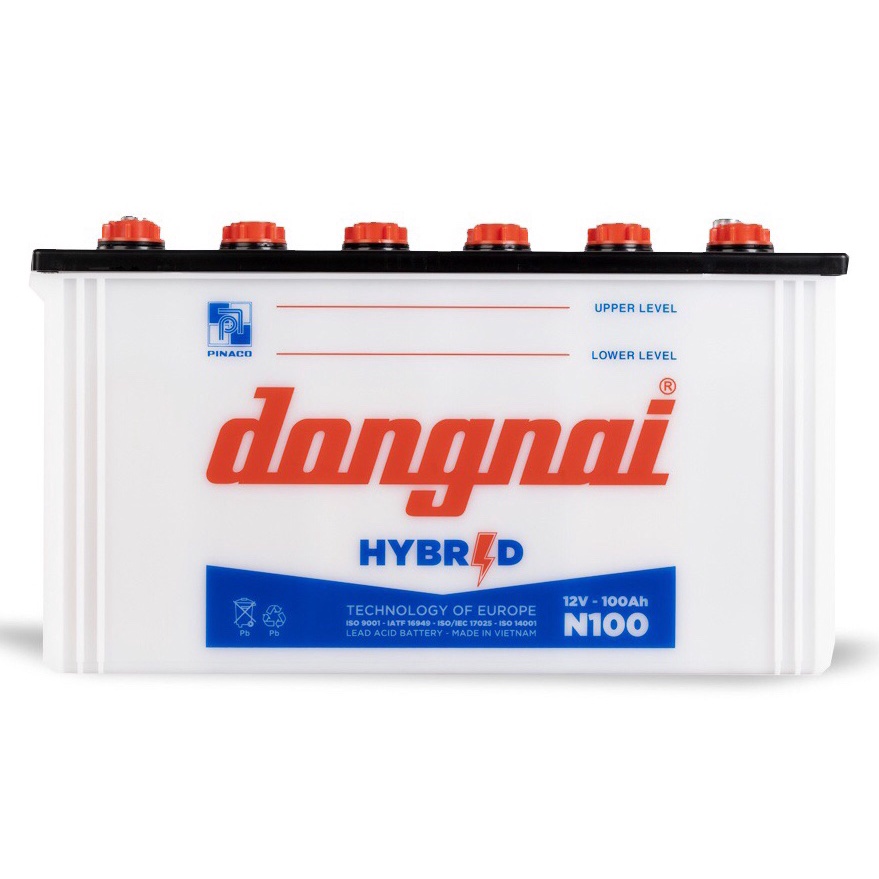 Bình ắc quy 12v xe tải đồng nai Hybrid N100 | 12V - 100ah