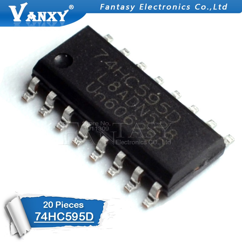 Bộ 20 Ic Chất Lượng Cao 74hc595d Sop16 74hc595 Sop Sn74Hc595Dr Smd