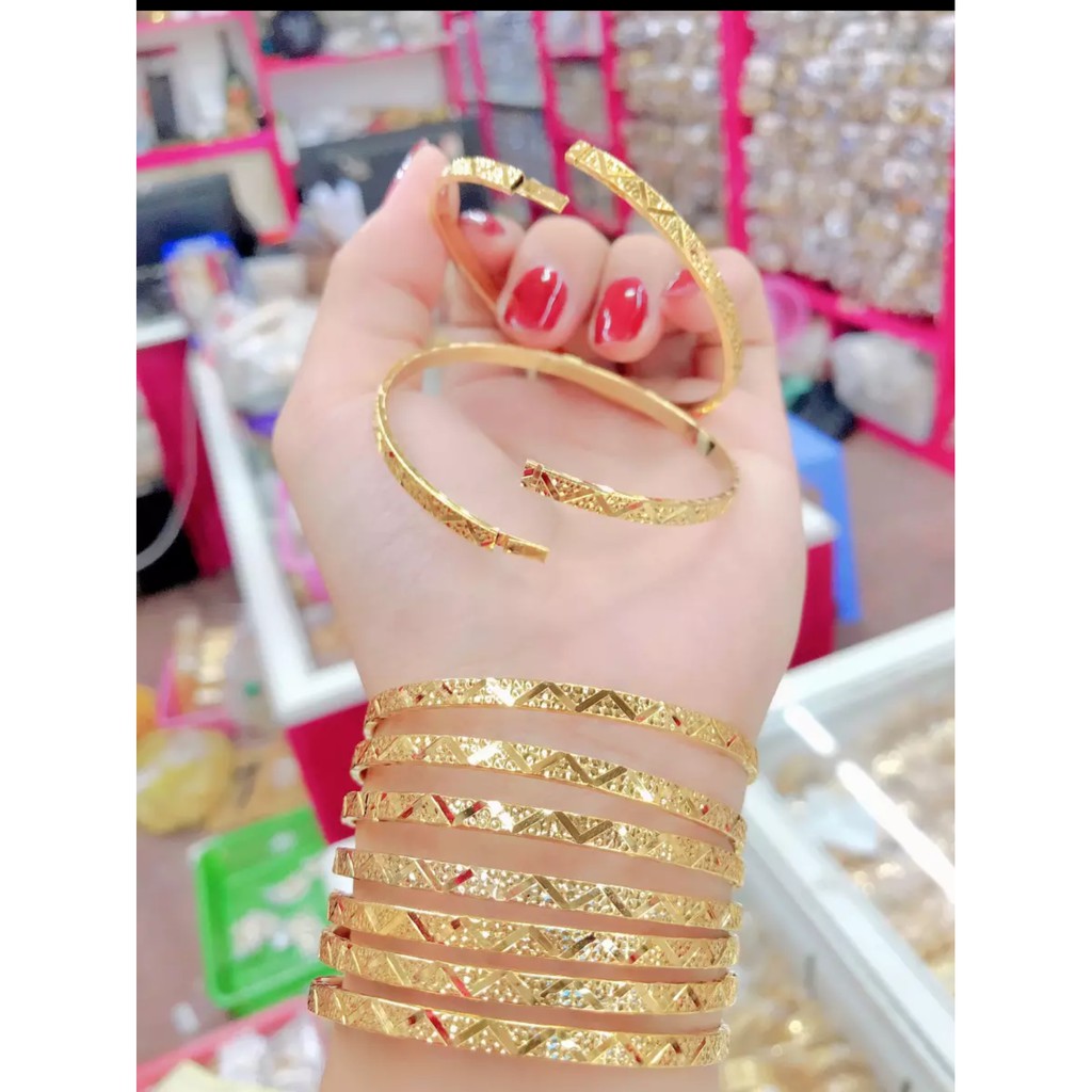Bộ ximen 4li, khóa lưỡi gà mạ vàng 18K giống thật 99,9% BỘ 7 VÒNG XIMEN KHÓA GÀI NHƯ VÀNG THẬT CAO CẤP