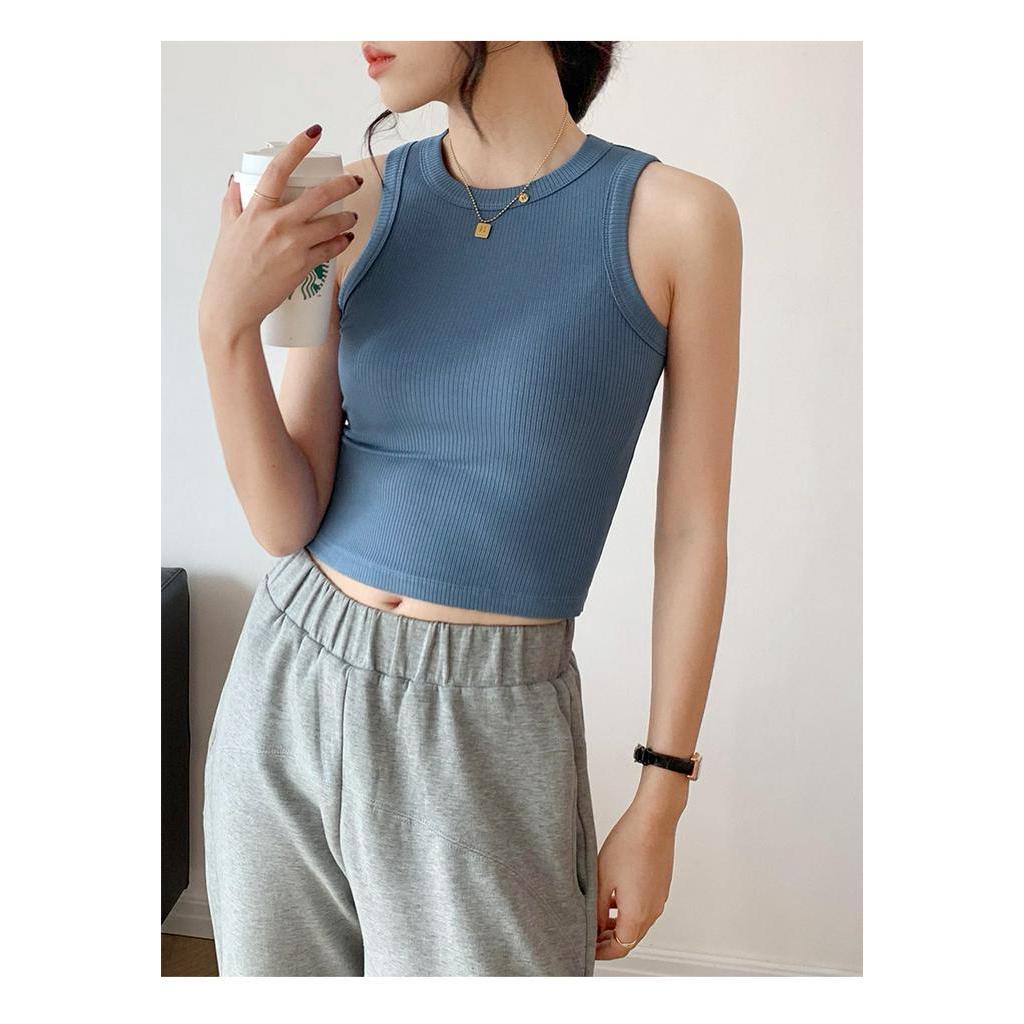 Áo Thun Ba Lỗ Màu Trơn Thời Trang Mùa Hè Dành Cho Nữ 61038