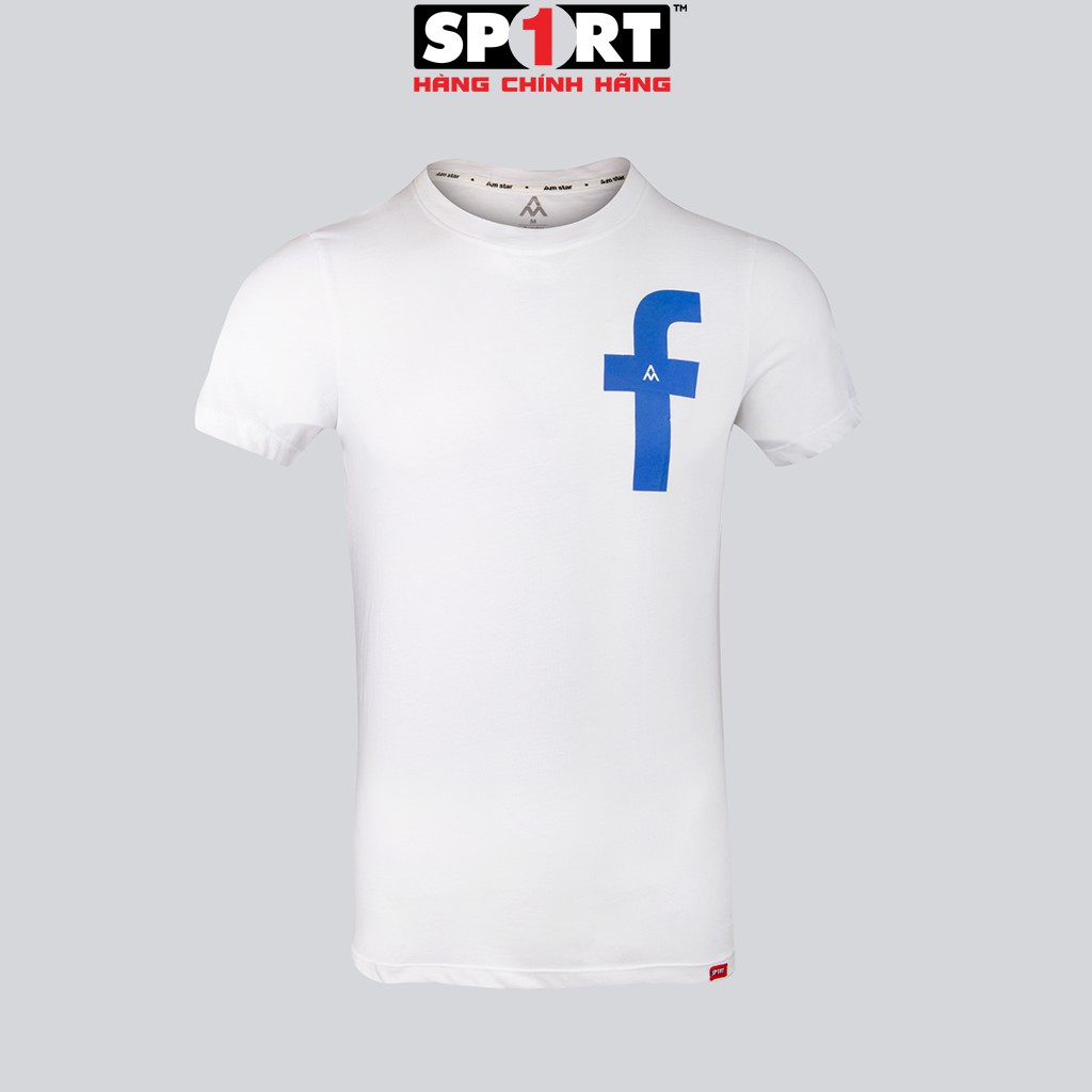 Áo T-Shirt Ngắn Tay AM In Hình Facebook Cotton -TSFB01