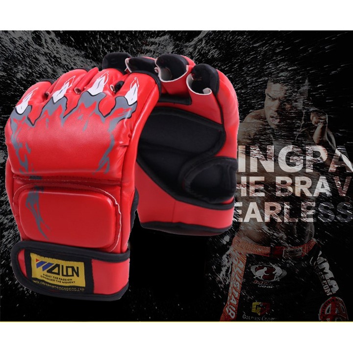 Găng tay võ thuật MMA boxing đấm bao cát WLT