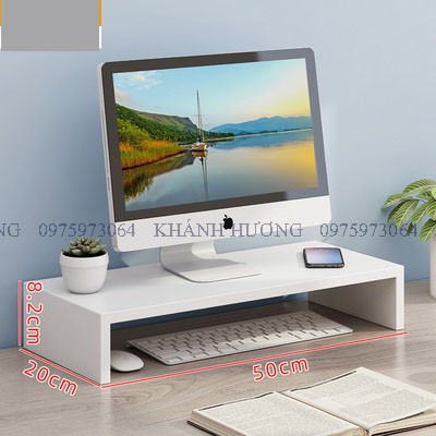 KỆ ĐỂ ĐỒ DECOR - SÁCH - MÁY TÍNH ⌨ LẮP GHÉP - MÀU TRẮNG