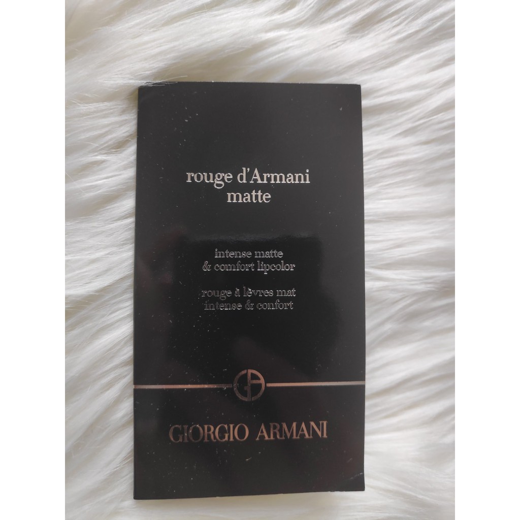 Mẫu thử son Giorgio Armani